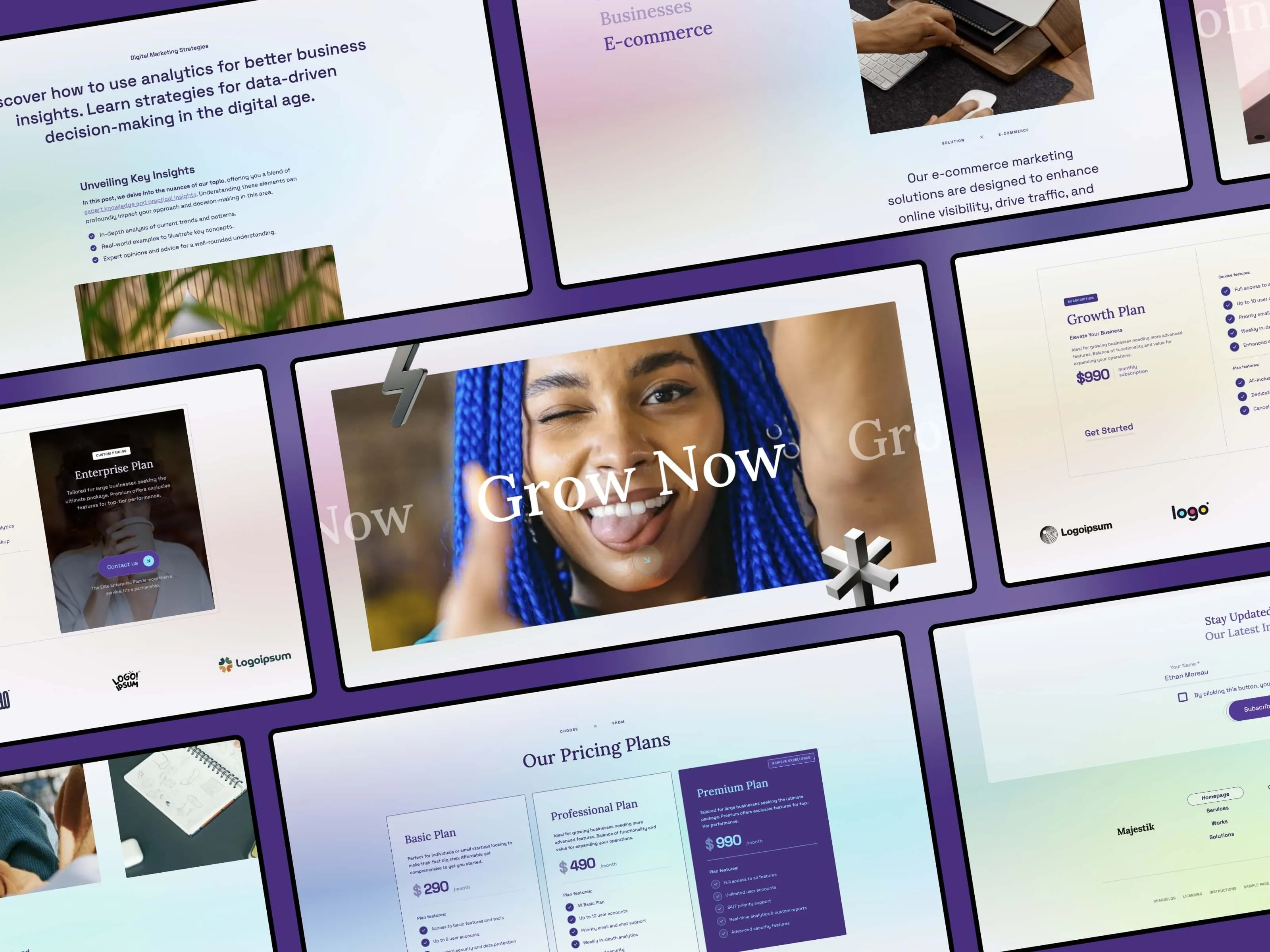Majestik: Agency Webflow Template